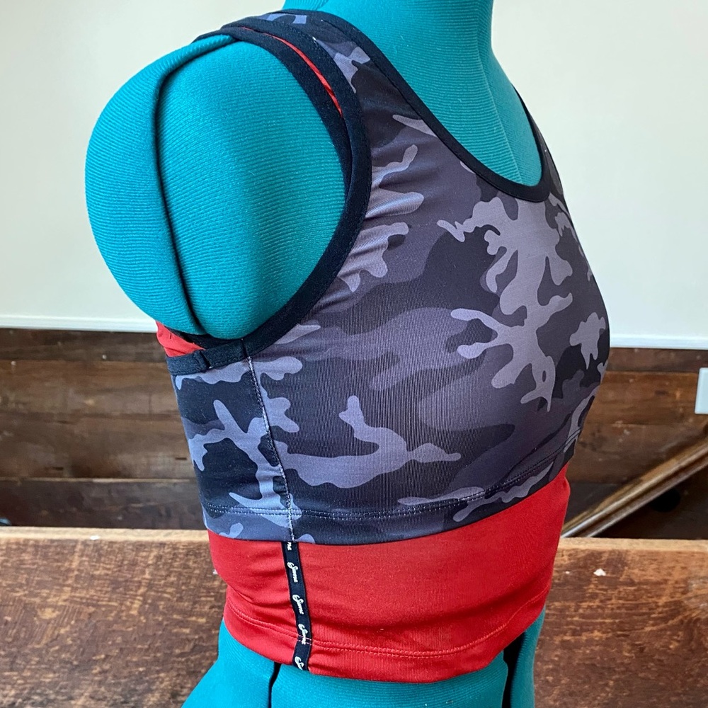 Sixth June Paris Athletic Crop Top Sports Bra